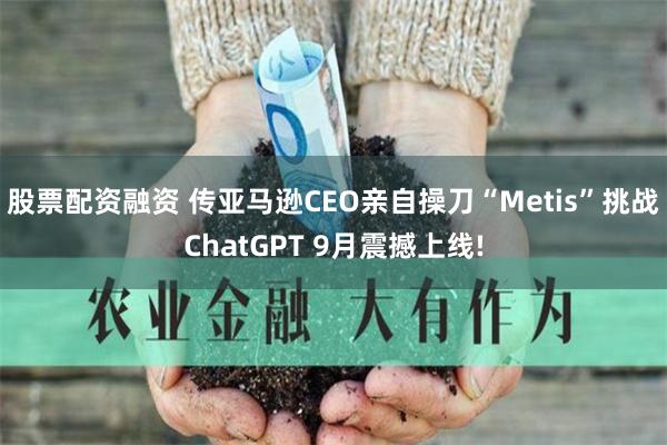 股票配资融资 传亚马逊CEO亲自操刀“Metis”挑战ChatGPT 9月震撼上线!