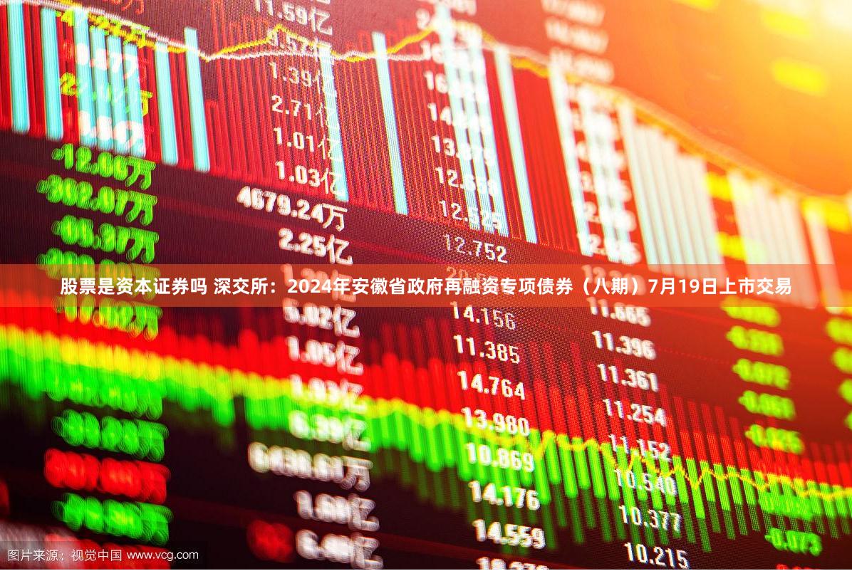 股票是资本证券吗 深交所：2024年安徽省政府再融资专项债券（八期）7月19日上市交易
